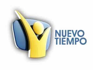 The logo of TV Nuevo Tiempo