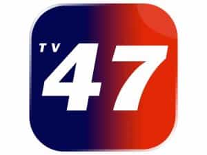 The logo of TV47