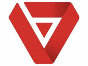 The logo of V6 Media