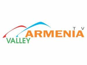 The logo of Valley Armenian TV
