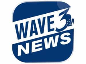 The logo of WAVE 3 News