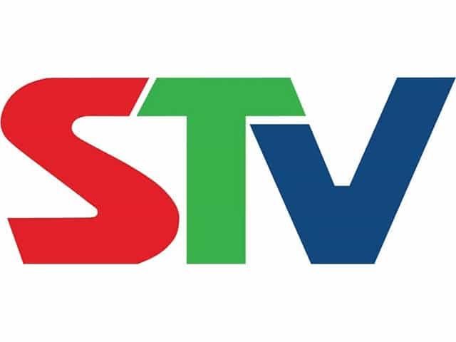 The logo of Soc Trang TV 1