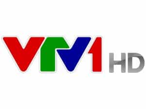 The logo of VTV 1 HD