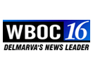 The logo of WBOC-TV