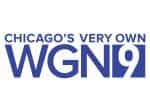The logo of WGN TV