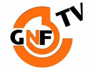 The logo of GNF TV